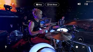 Muse  The 2nd Law Unsustainable Drum Cam Live at Estadio Wanda Metropolitano Madrid 2019 [upl. by Ellatsyrc]