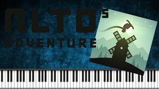 Synthesia Piano Tutorial Altos Adventure  Soundtrack [upl. by Airamesor]