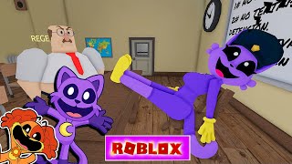 BABY CATNAP vs CATNAP GIRL TEACHER roblox obby [upl. by Bahr241]