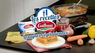 Lasagnes végétariennes  Recette de Lasagnes  Galbani [upl. by Pitarys]