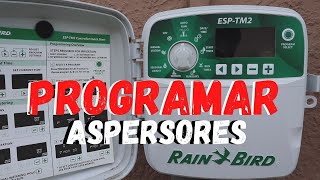 Como programar tus aspersores o sprinkles Rain Bird [upl. by Edecrem]