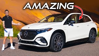 The most luxurious Mercedes EQS SUV review [upl. by Anu993]