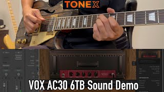 quotGood Mellow Sound ☺️quot TONEX VOX AC30 6TB Sound Demo [upl. by Kali747]