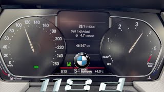 BMW F40 118d 0100 kmh Beschleunigung 060 mph acceleration [upl. by O'Reilly299]