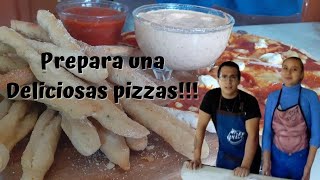 Como hacer pizza casera [upl. by Nehcterg]