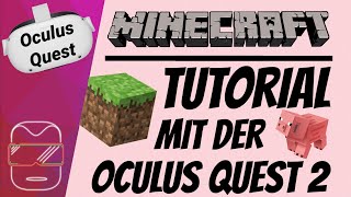 MINECRAFT VR auf der Oculus Quest 2 mit VIVECRAFT  Virtual Desktop Oculus Quest 2 Minecraft deutsch [upl. by Garreth539]