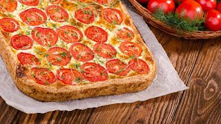 Recette  Tarte à la tomate mozzarella et lardons fait maison [upl. by Coltin]