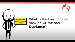 What is the Functionalist View on Crime and Deviance ALevel Sociology [upl. by Llenra601]