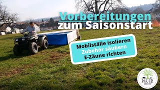 Vorbereitungen zum Saisonstart 2021  säubern reparieren isolieren [upl. by Eelinnej]