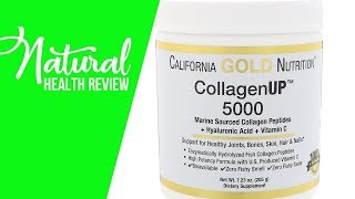 California Gold Nutrition Collagen Up Peptides Dietary Supplements  Pharmacist Product Review [upl. by Ymmik]