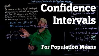 Confidence Intervals for Population Means 4K Lightboard Math Lecture [upl. by Notgnimer571]