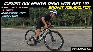 Bikecheck sa 29ER SAGMIT REVELATOR Rigid MTB Set Up ni Ireneo Dalmino [upl. by Aneala]