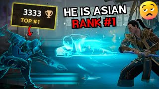 How does this Rank 1 Player play  😐 My experience battling Top 1 player  Shadow Fight 4 Arena [upl. by Gladdy]