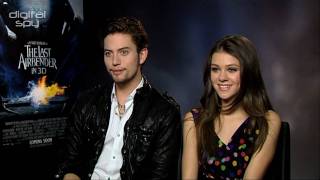 Jackson Rathbone amp Nicola Peltz talk Robert Pattinson Breaking Dawn and Unbound Captives [upl. by Brawley]