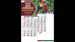 2025 Bible Verse Calendars calendar 2025model wall Calendars [upl. by Yrovi]