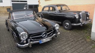 SchairerKlassiker  Werkstattdurchgang  MercedesBenz 190SL und Ponton [upl. by Bashee21]