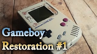 Original Gameboy restoration  Part 1 Stripping the case [upl. by Mosira]