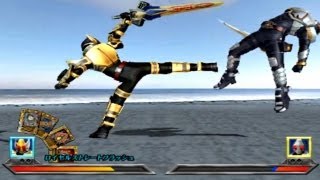 Kamen Rider Blade PS2 Blade King Form vs Blade HD [upl. by Ahsiem]