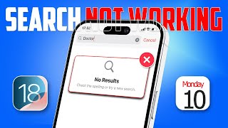 How to Fix Calendar Search Not Working on iPhone After iOS 18 Update [upl. by Inahpets920]