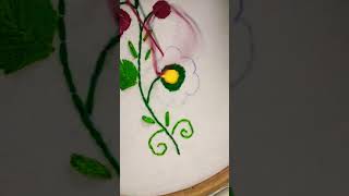 beginners buttonhole embroiderydesigns howtomakehandembroidery beautiful [upl. by Rosalia]