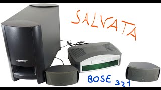 BOSE 321 RIPARAZIONE IMPOSSIBILE AMAZING DIY [upl. by Territus]