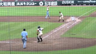 2012725 広島工業vs尾道マツダS 広島工・辻駒祐太投手の投球 [upl. by Samford]