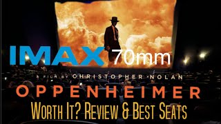 Oppenheimer IMAX 70mm Review amp Views From Different Seats  Universal Citywalk Hollywood CA [upl. by June]