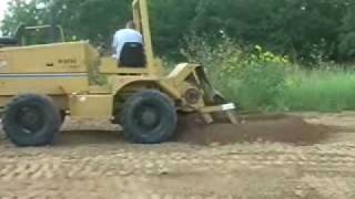 95 Vermeer 8550 Trencher with Backhoe 1531 hrs [upl. by Jeremy263]