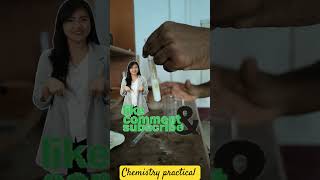 Chemistry practical shortvideo youtubeshortsexperiment [upl. by Jeraldine537]