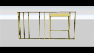 Wall Frame Components and Construction Sequence [upl. by Amedeo466]