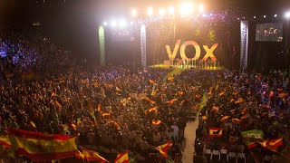 VOX VISTALEGRE HIMNO ESPAÑOL 7Octubre [upl. by Nnylkoorb54]