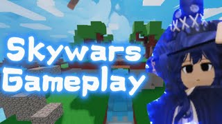 Roblox bedwars chill skywars gameplay [upl. by Leribag]