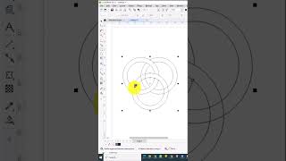 How To Quickly Create An Intersecting Circler Design In Corel Draw [upl. by Ivatts]