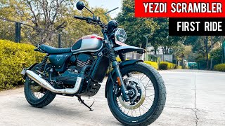 Yezdi Scrambler Detailed Ride Review  Can you Scram [upl. by Inesita]