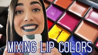 Mixing My Own Lip Colors with the Anastasia Beverly Hills Lip Palette [upl. by Barram296]