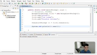 Iterator Java Tutorial 68 [upl. by Otirecul]