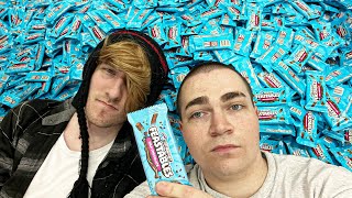 giving away 12000 MrBeast chocolate bars [upl. by Eveiveneg]