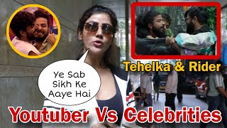 Soniya Bansal Reaction On Youtubers Tehelka amp Rider  Elvish Yadav amp Abhishek Malhan Comparision [upl. by Bandeen]