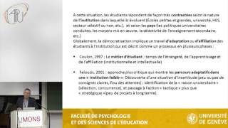 quotLa démocratisation de lenseignement supérieur et ses conséquencesquot par Georges Felouzis [upl. by Rego]