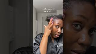 Slick back ponytail tutorial 🤍 [upl. by Rosabella]