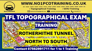 ROTHERHITHE TUNNEL  NORTH TO SOUTH  TFL TOPOGRAPHICAL SKILLS TEST  MARCH 2024 TRAINING [upl. by Notfol]