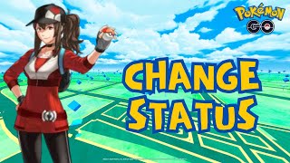 How to Change Status in Pokemon Go 2024  Edit Status in Pokemon Go [upl. by Aurelie]