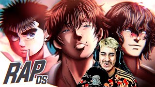 REACCIONANDO a BAKI IPPO amp TOKITA OHMA RAP  DarckStar [upl. by Enilorac]