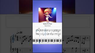 Piano intro Kokoro No Tomo shorts [upl. by Tung]