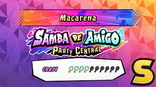 Samba de Amigo Party Central  Macarena Crazy  SRank Perfect Combo [upl. by Jaynes]