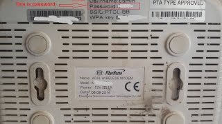 how to change ptcl wifi password reset router modem [upl. by Bertold]