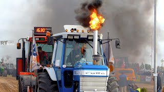 Agrisport klasse  Trekkertrek Dirksland 2015  Tractorpulling [upl. by Occer]