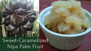 Sweet Caramelized Nipa Palm Fruit [upl. by Ennasil]