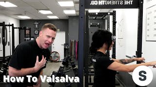 How to Valsalva for the Starting Strength Squat [upl. by Maer]