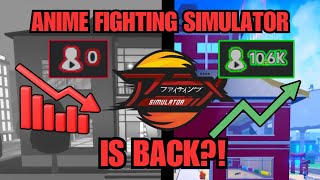 Anime fighting simulator is BACK well kinda [upl. by Anirbak]